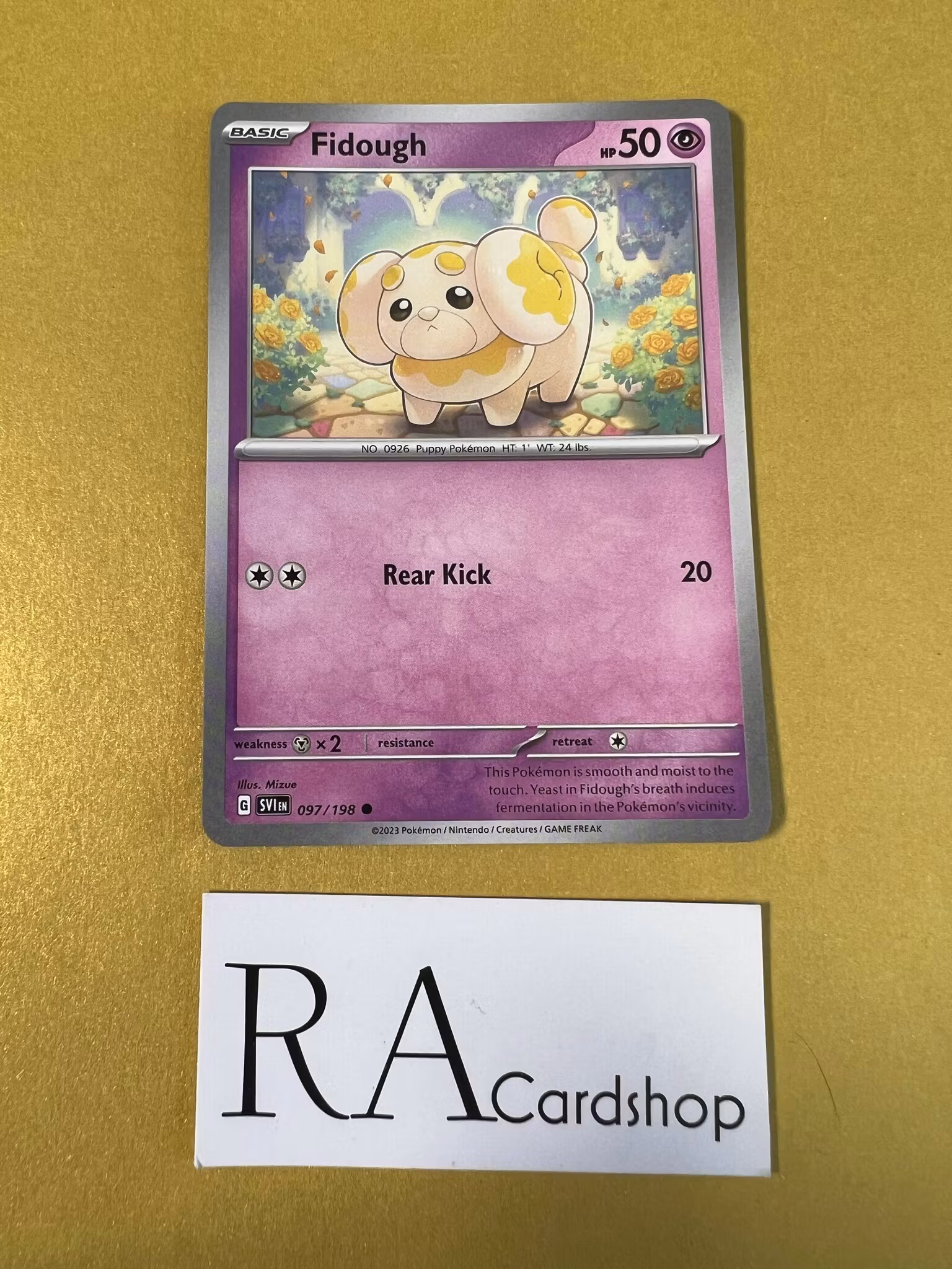 Fidough Common 097/198 Scarlet & Violet Pokemon