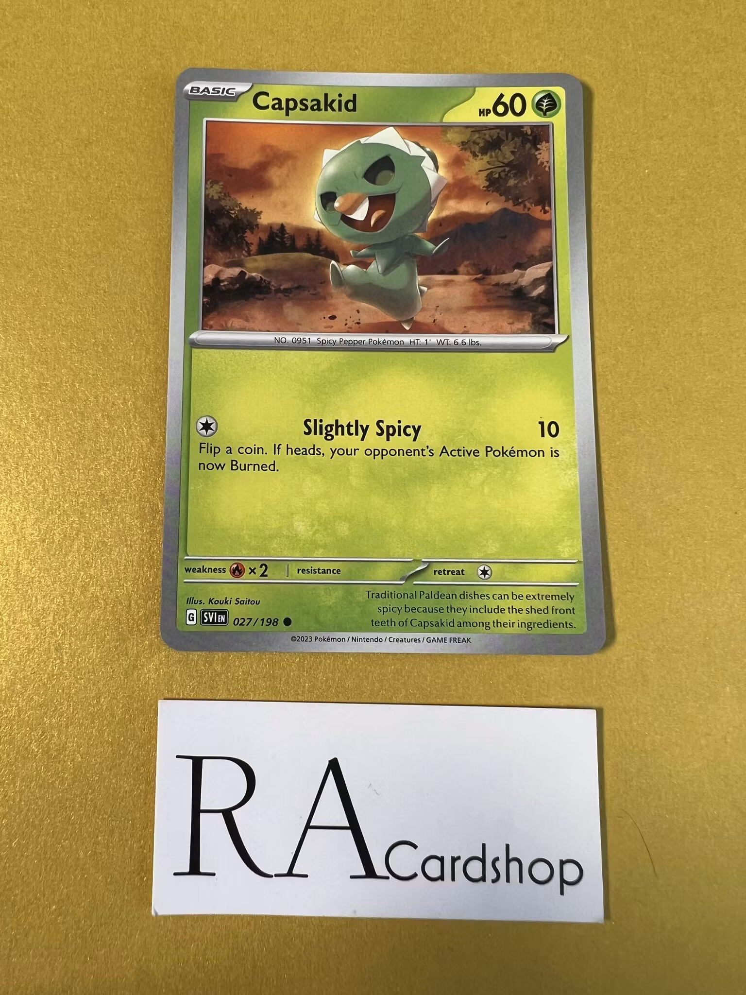 Capsakid Common 027/198 Scarlet & Violet Pokemon