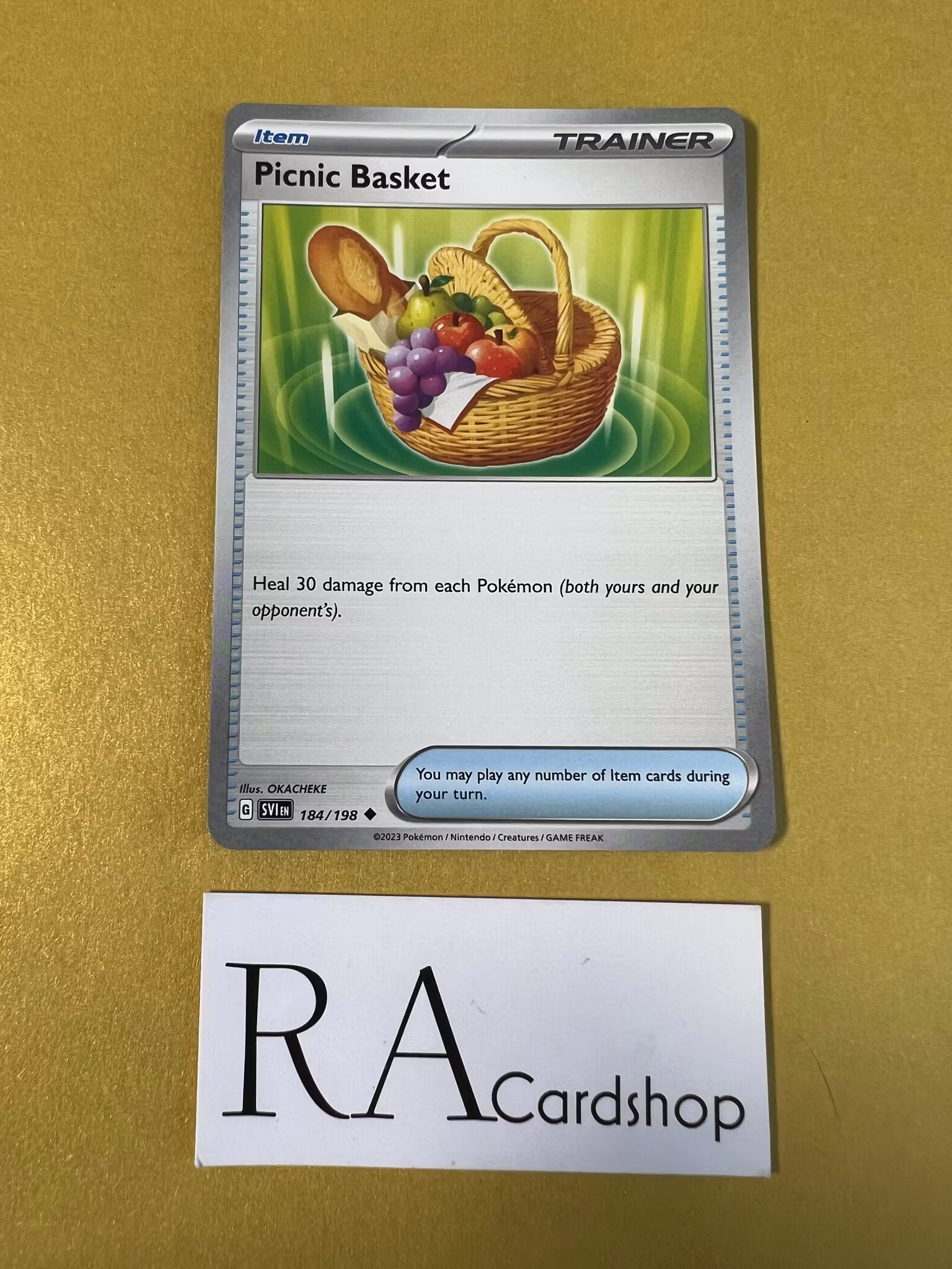 Picnic Basket Uncommon 184/198 Scarlet & Violet Pokemon