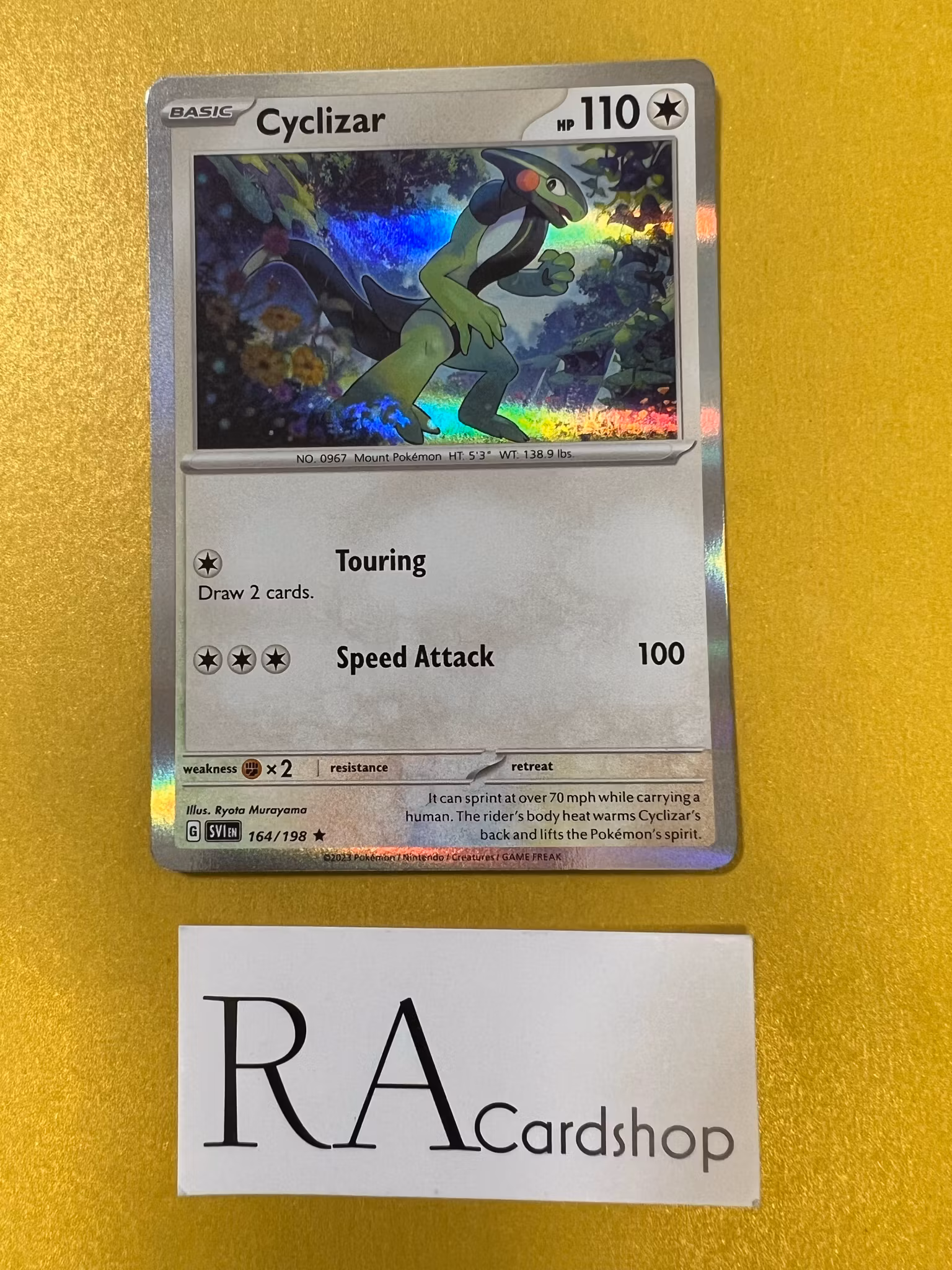 Cyclizar Holo Rare 164/198 Scarlet & Violet Pokemon