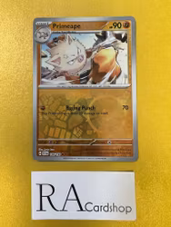 Primeape Reverse Holo Common 108/198 Scarlet & Violet Pokemon