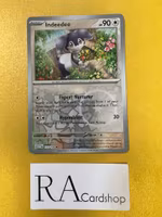 Indeedee Reverse Holo Rare 153/198 Scarlet & Violet Pokemon