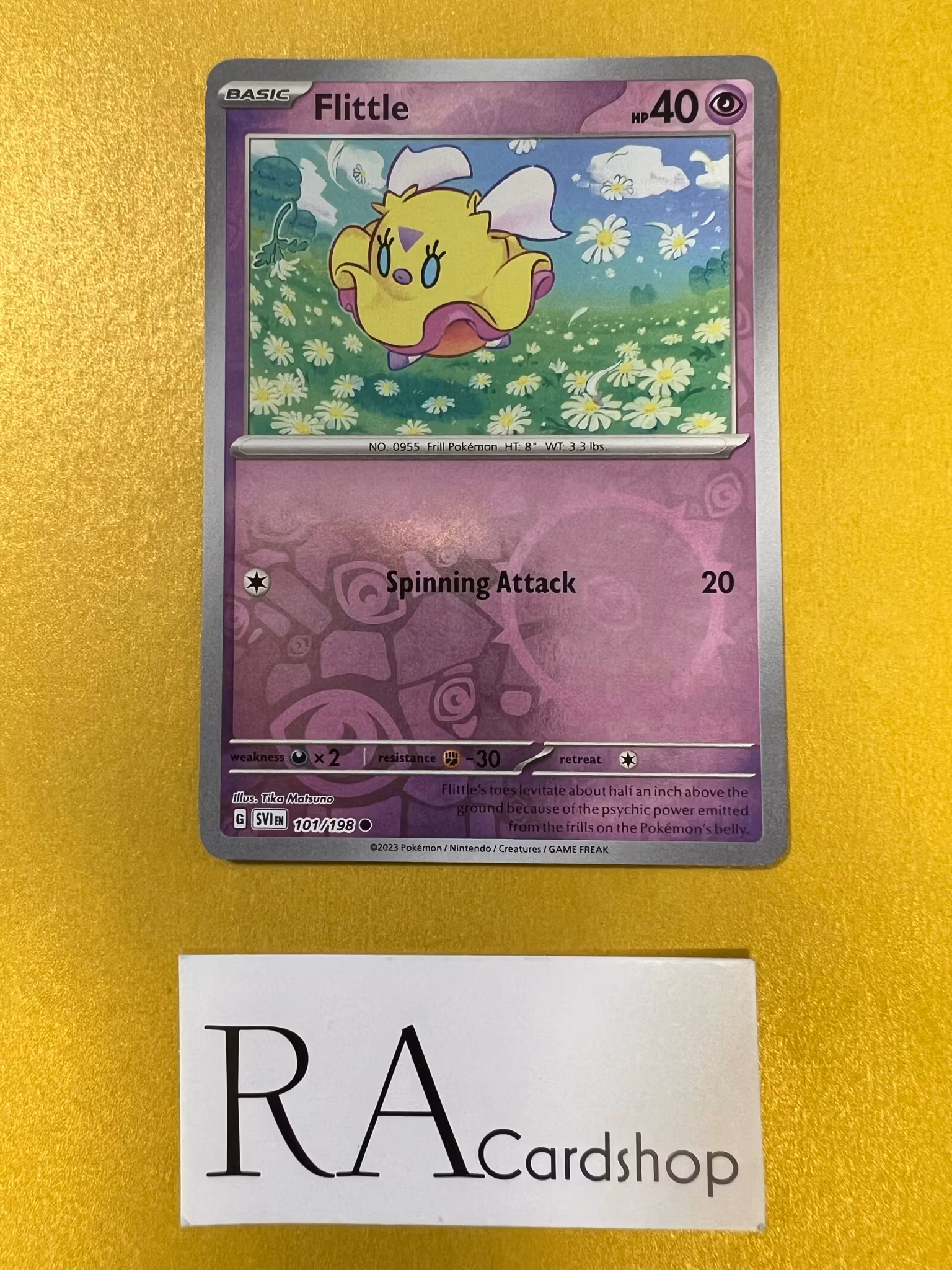 Flittle Reverse Holo Common 101/198 Scarlet & Violet Pokemon