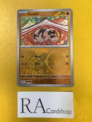 Sandile Reverse Holo Common 115/198 Scarlet & Violet Pokemon