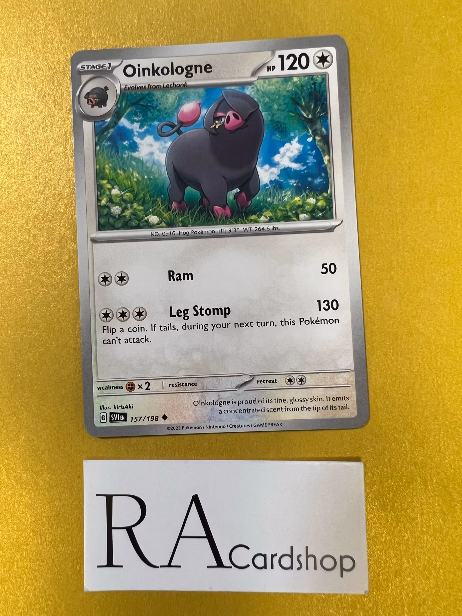 Oinkologne Uncommon 157/198 Scarlet & Violet Pokemon