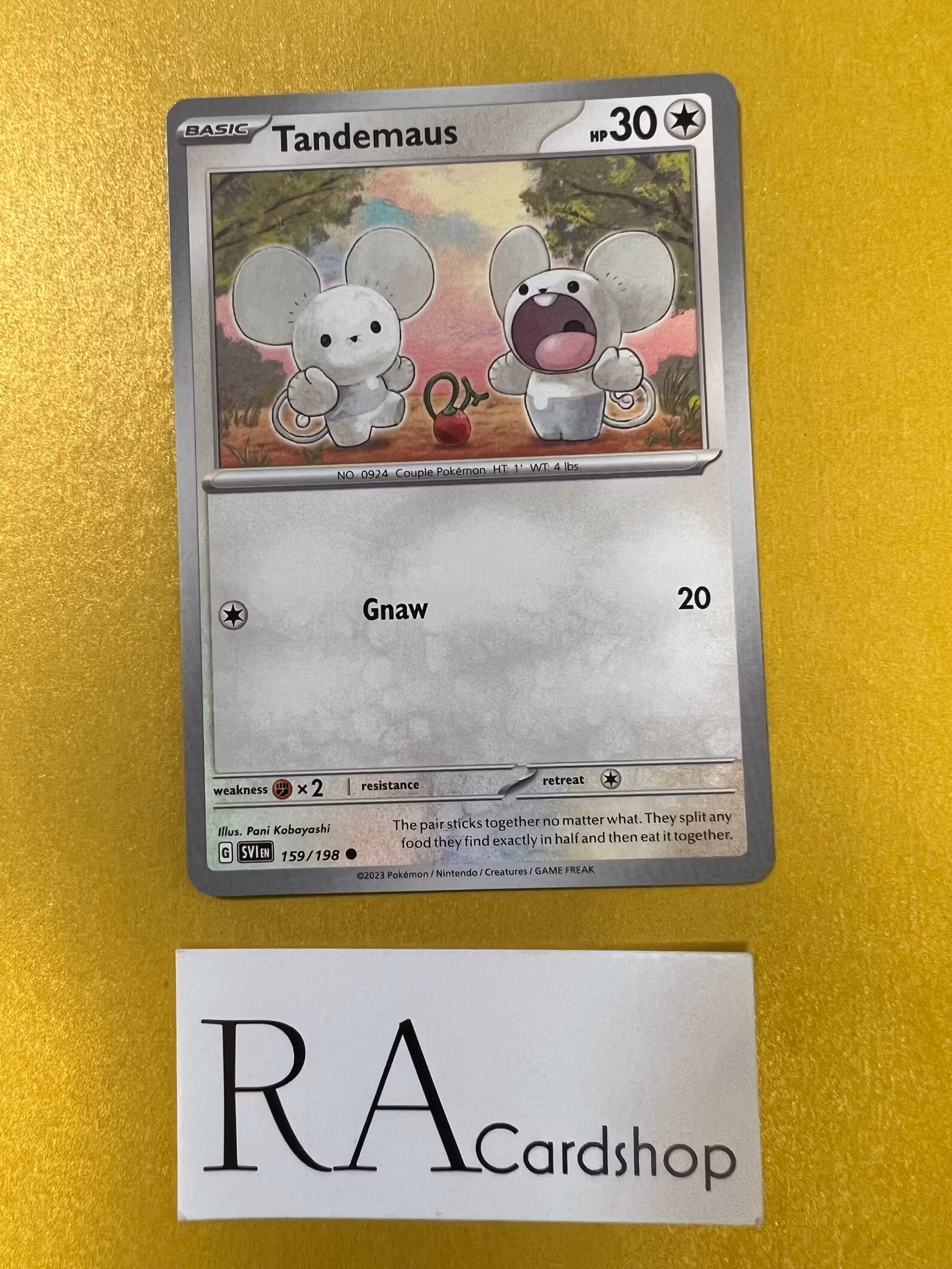 Tandemaus Common 159/198 Scarlet & Violet Pokemon