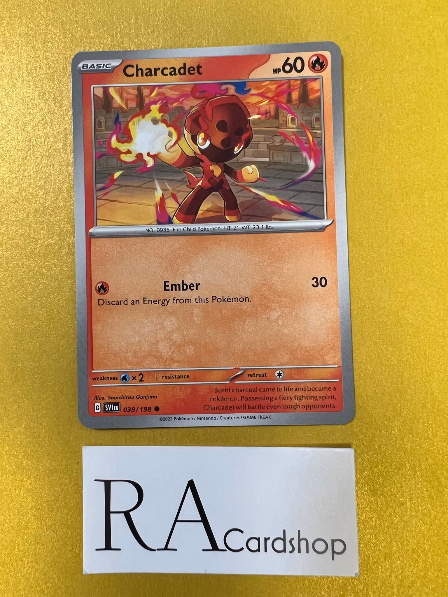 Charcadet Common 039/198 Scarlet & Violet Pokemon