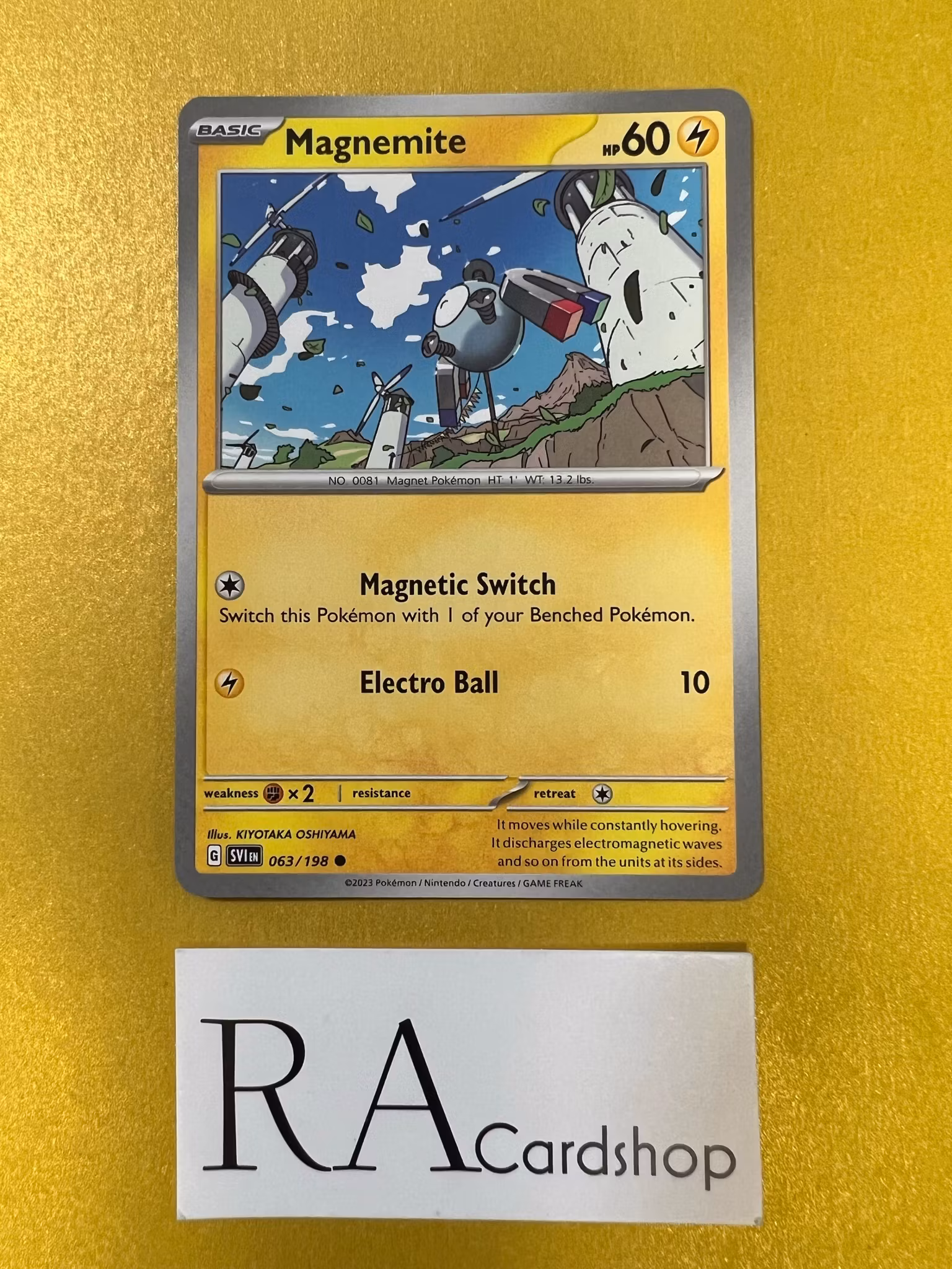 Magnemite Common 063/198 Scarlet & Violet Pokemon