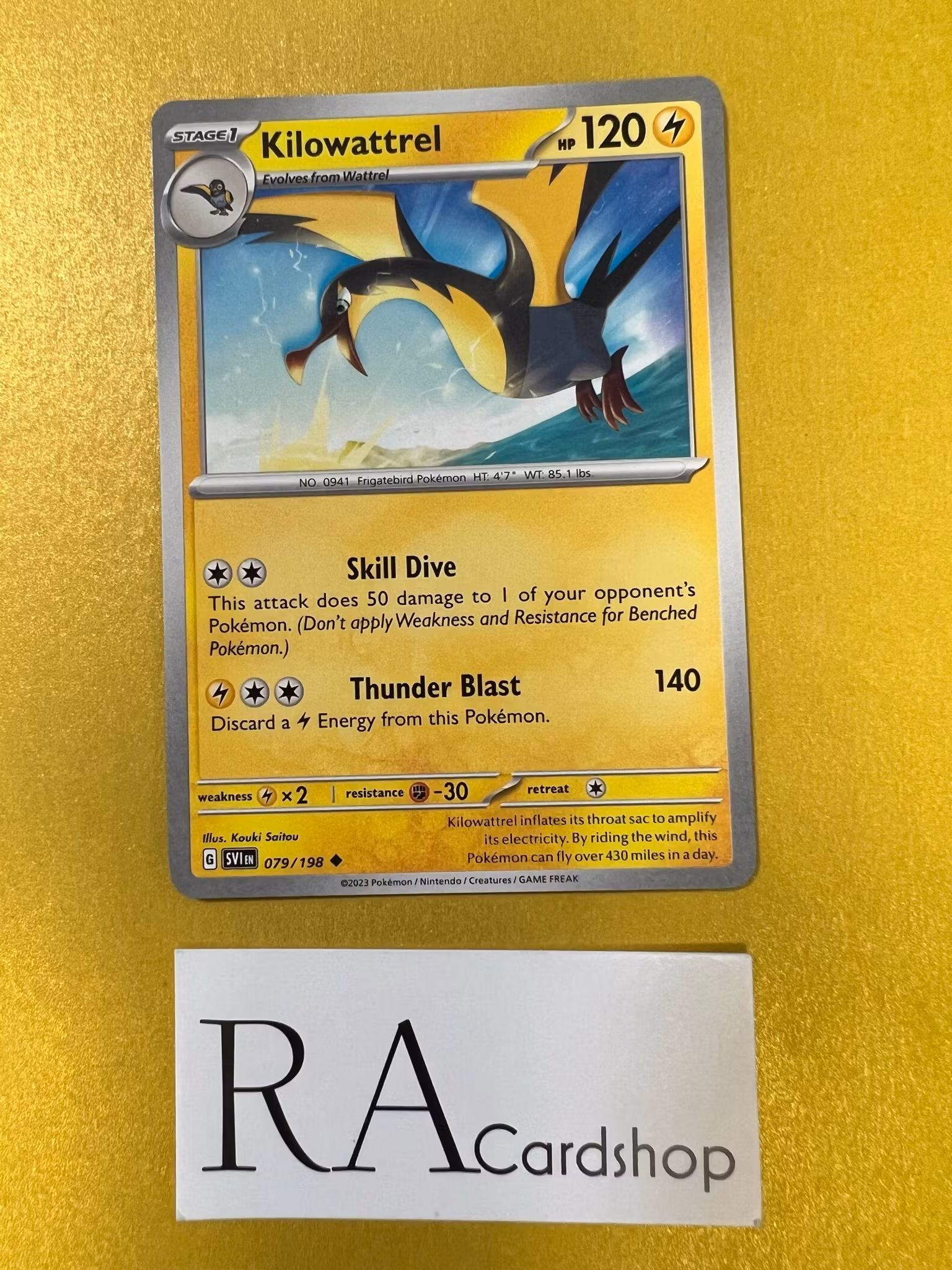 Kilowattrel Uncommon 079/198 Scarlet & Violet Pokemon