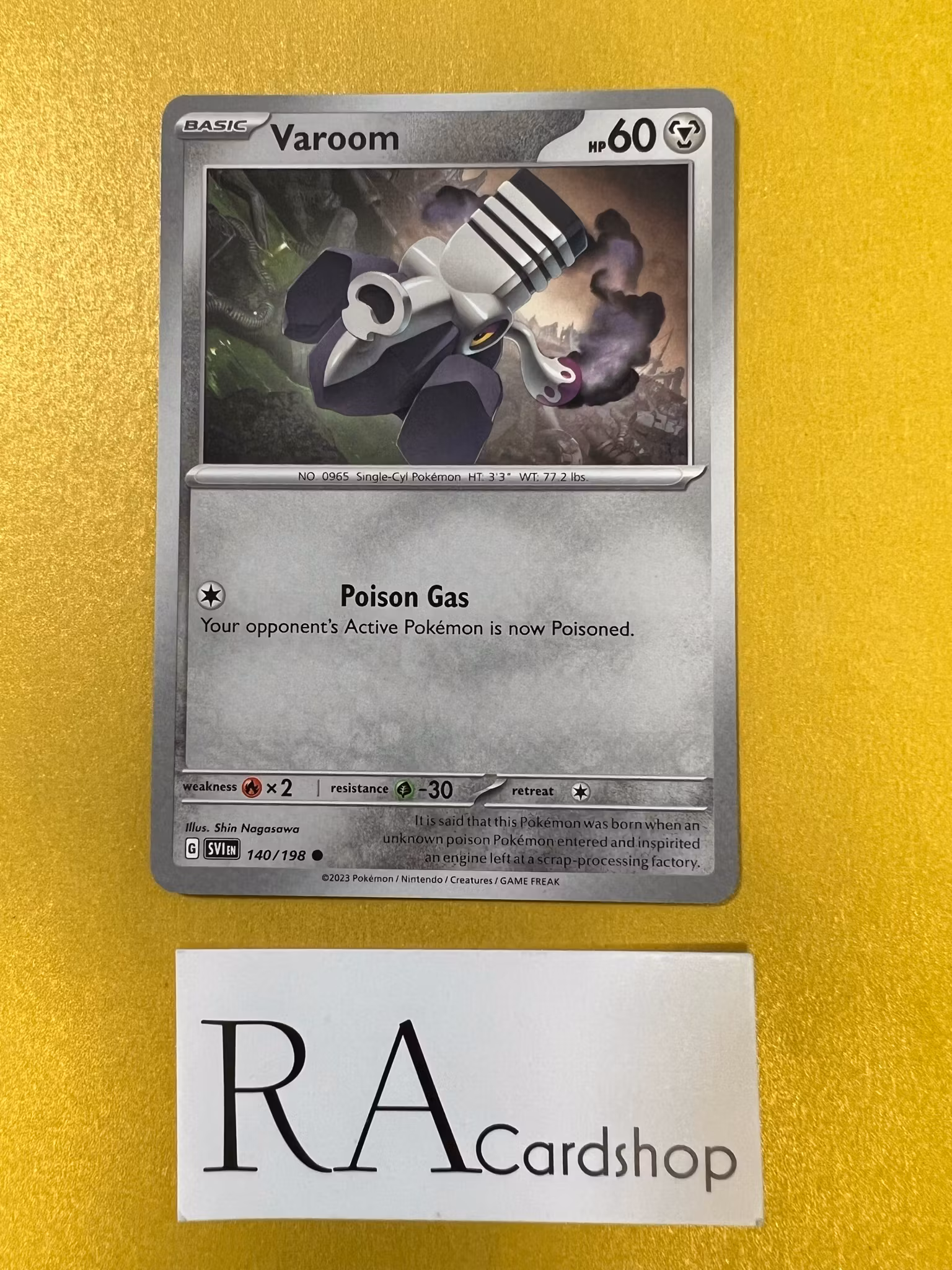 Varoom Common 140/198 Scarlet & Violet Pokemon