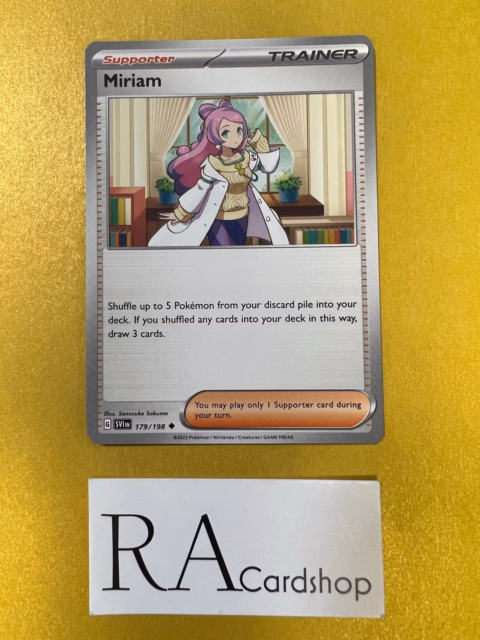Miriam Uncommon 179/198 Scarlet & Violet Pokemon