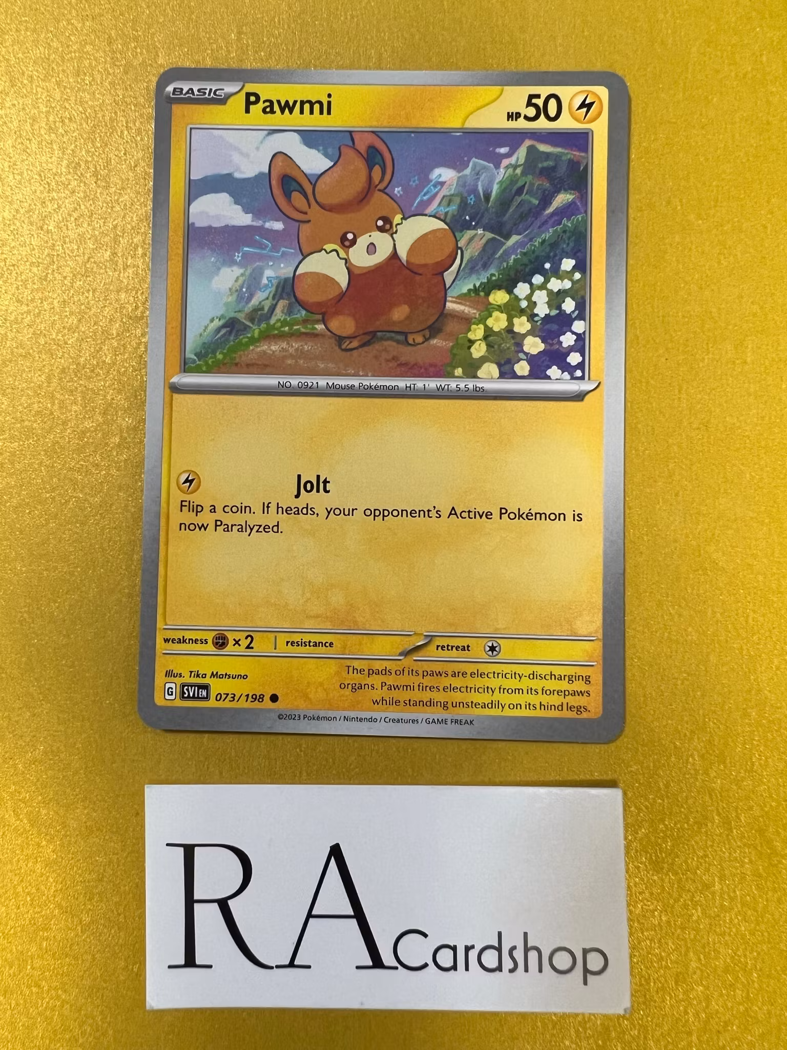 Pawmi Common 073/198 Scarlet & Violet Pokemon