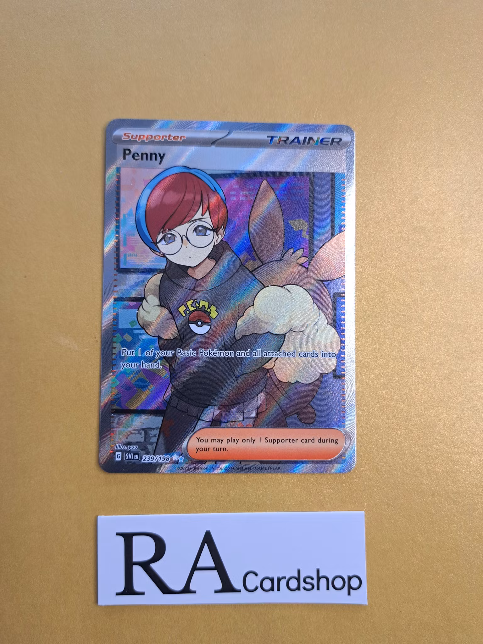 Penny Secret Rare 239/198 Scarlet & Violet Pokemon