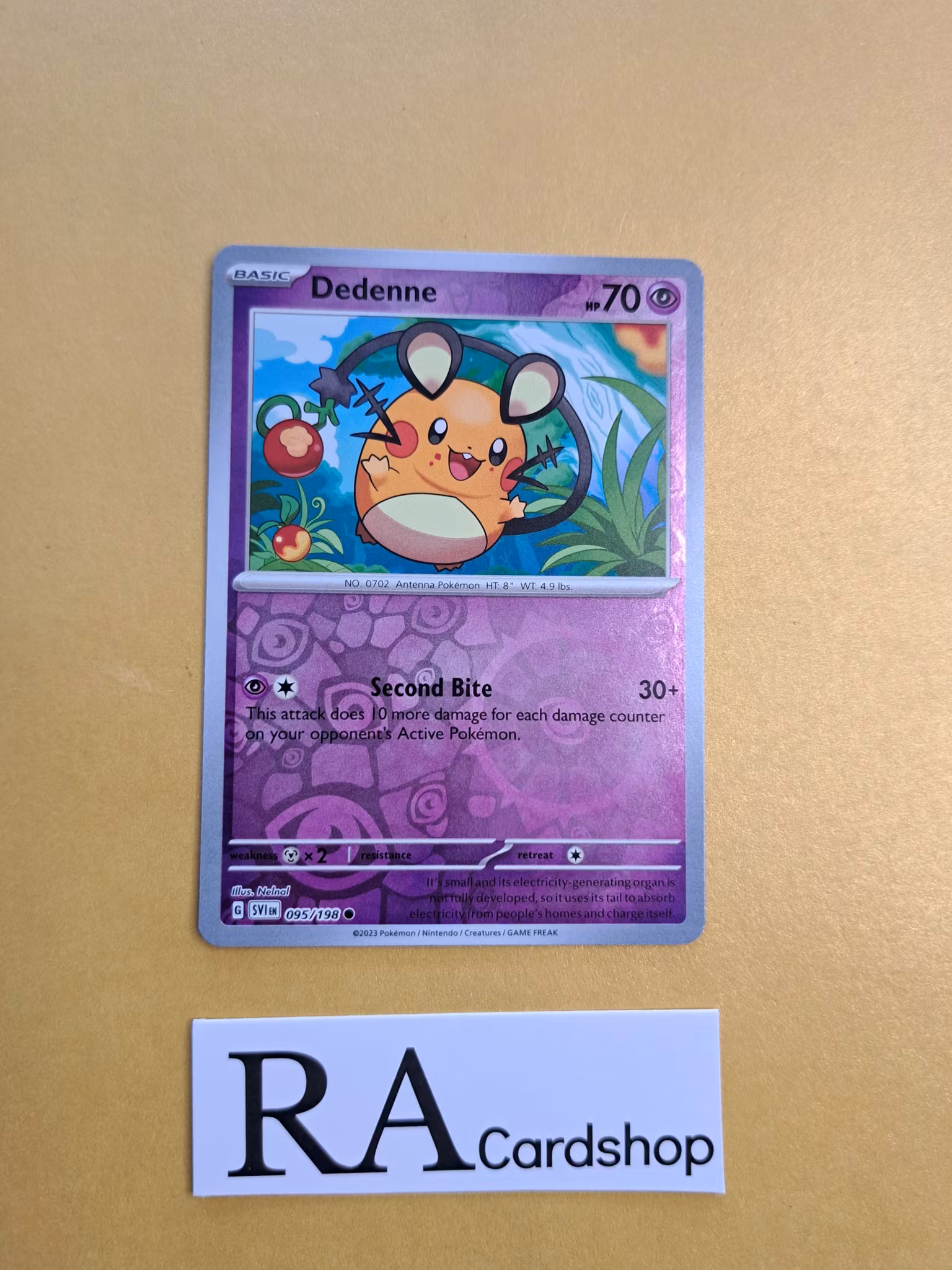 Dedenne Common Reverse Holo 095/198 Scarlet & Violet Pokemon