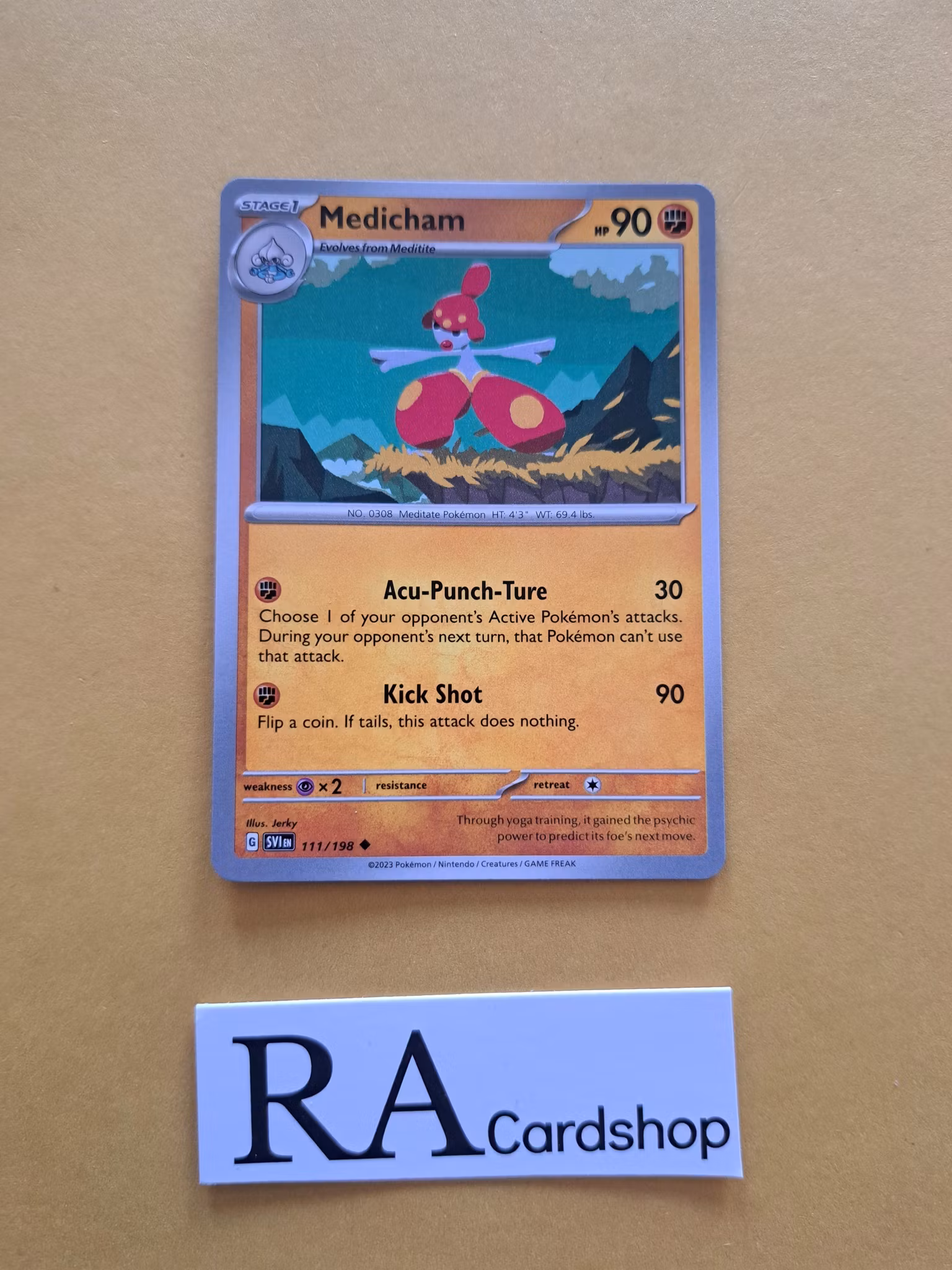 Medicham Uncommon 111/198 Scarlet & Violet Pokemon