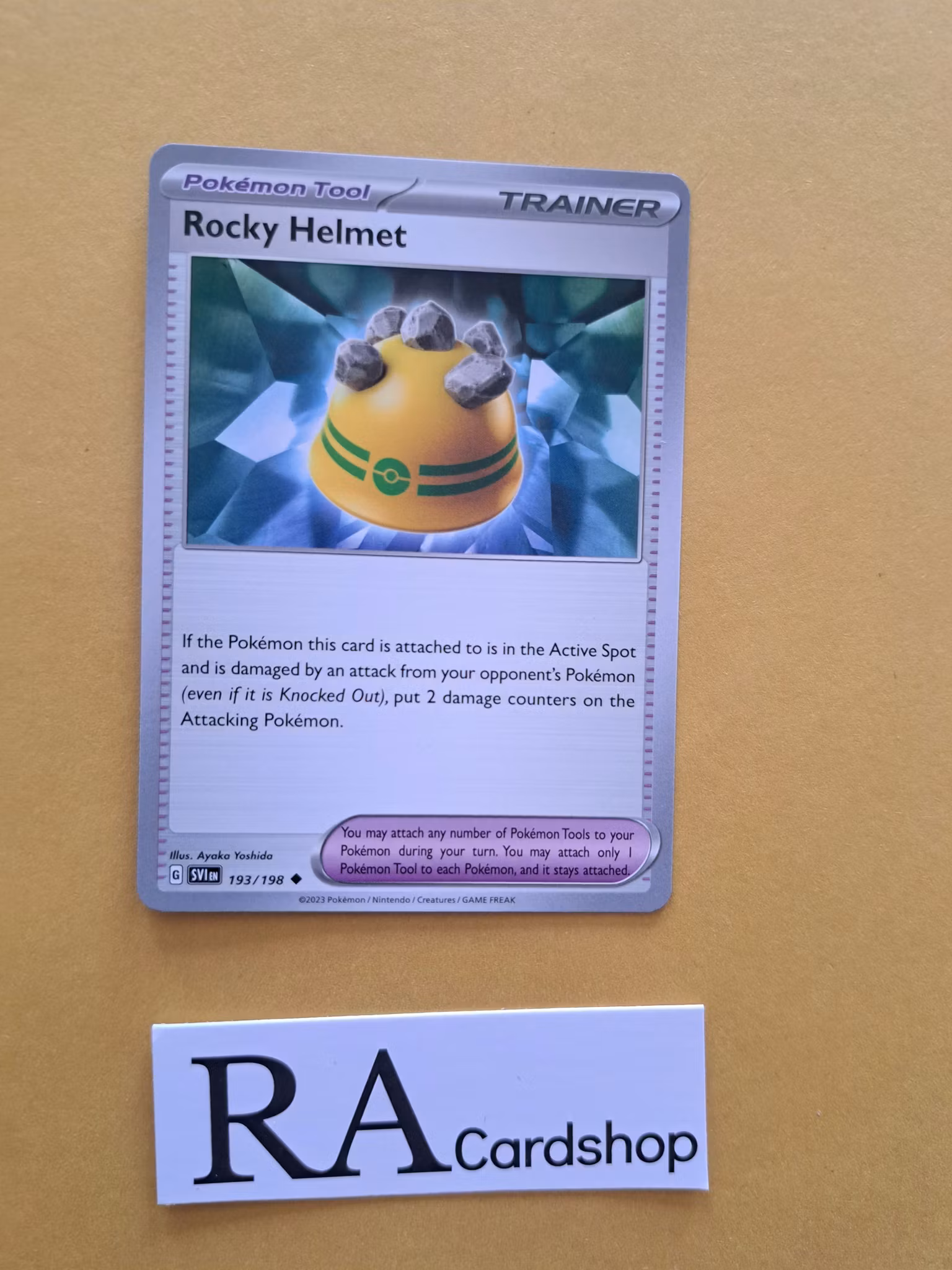 Rocky Helmet Uncommon 193/198 Scarlet & Violet Pokemon