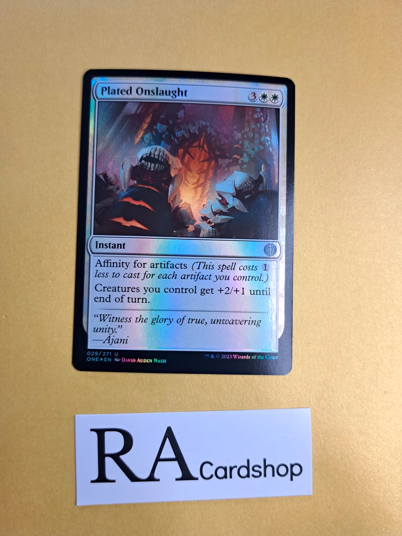 Plated Onslaught Foil Uncommon 029/271 Phyrexia All Will Be One Magic the Gathering