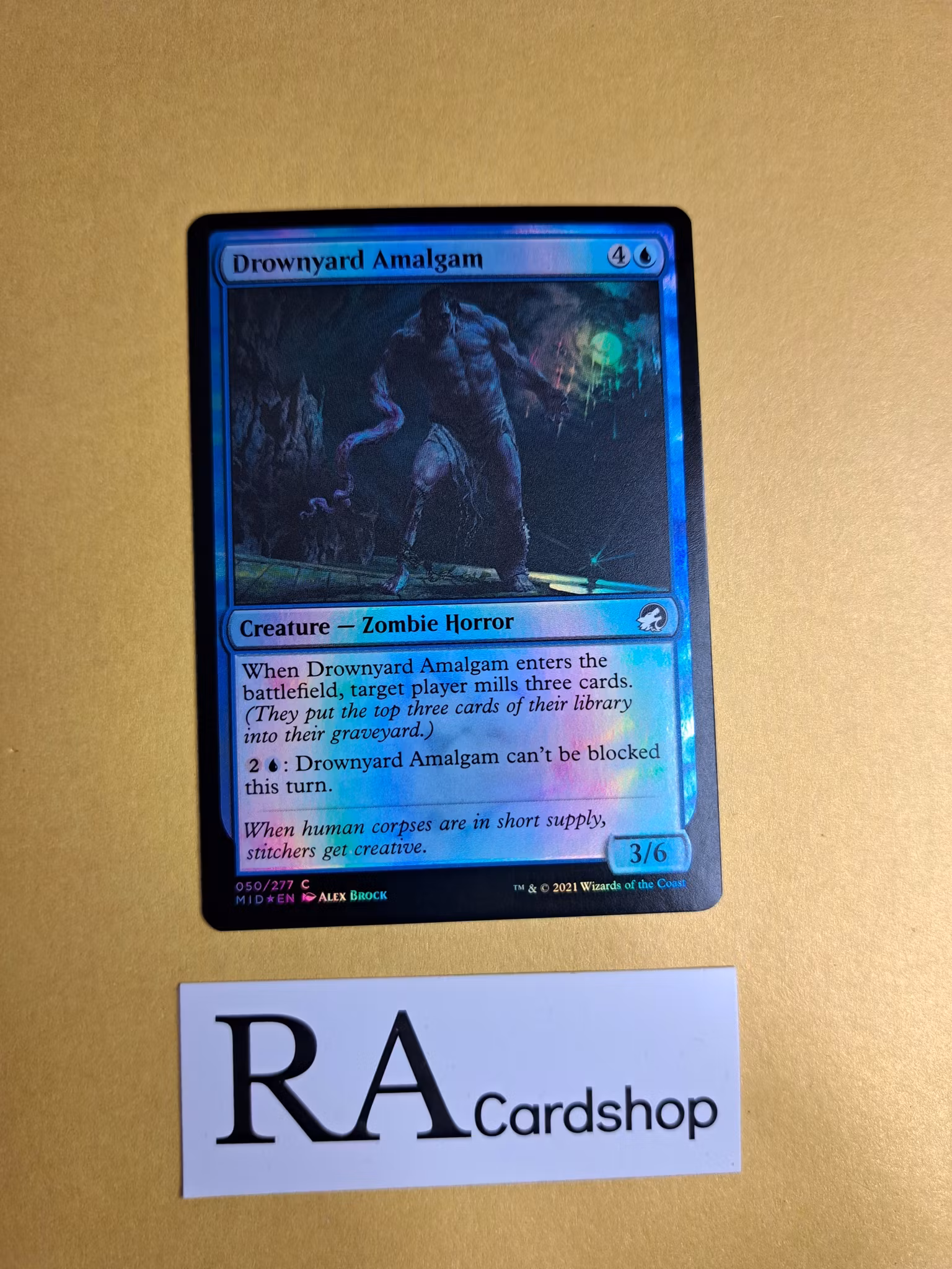 Drownyard Amalgam Foil Common 050/277 Innistrad Midnight Hunt (MID) Magic the Gathering