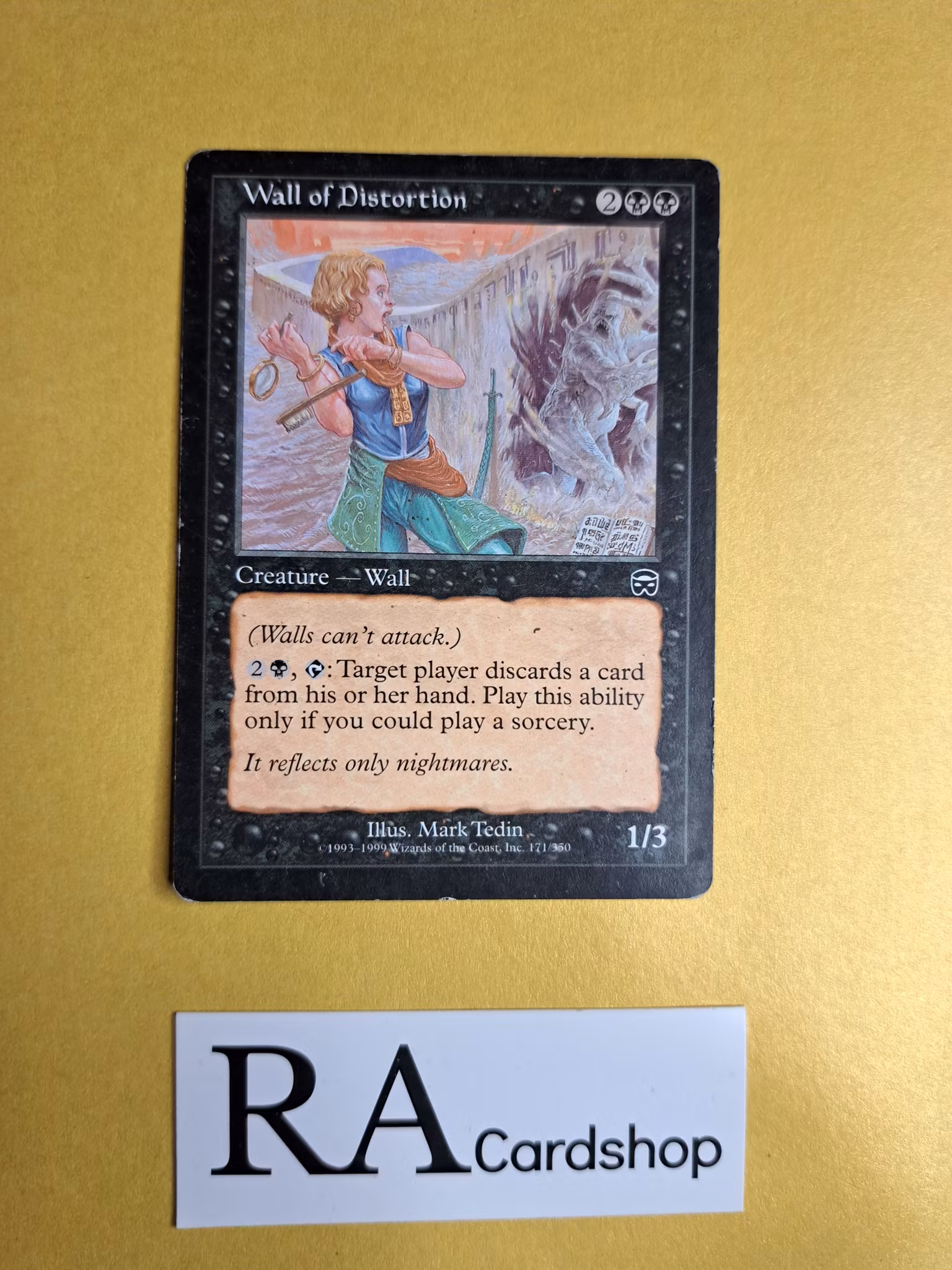 Wall of Distortion Common 71/350 Mercadian Masques (MMQ) Magic the Gathering