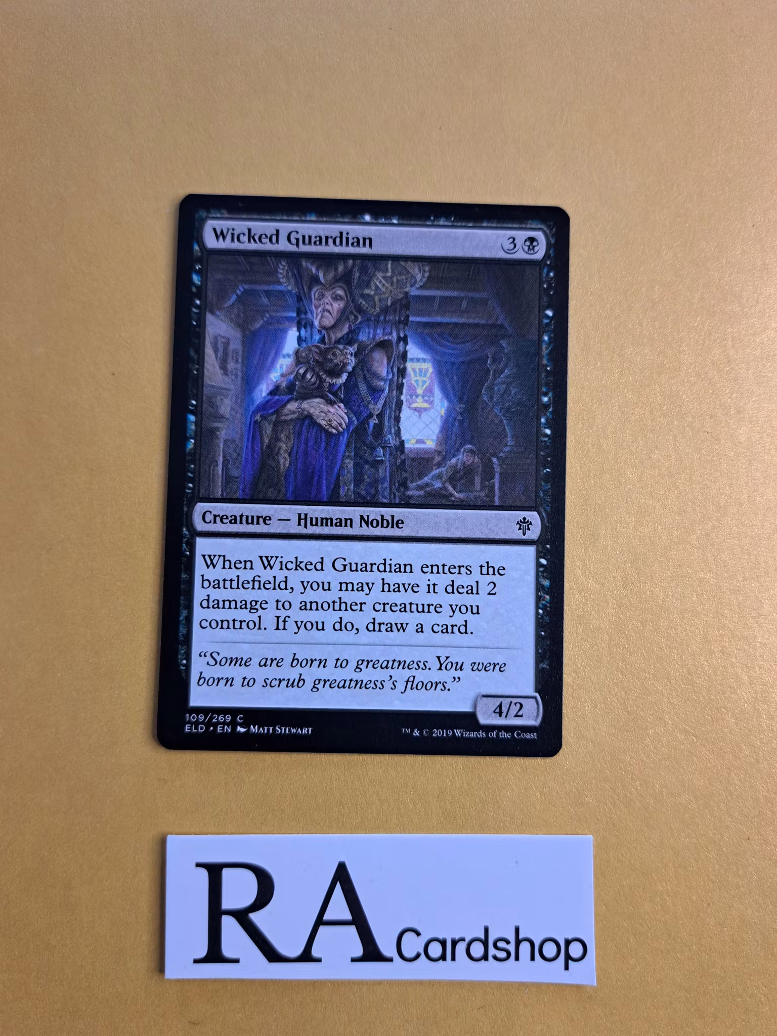 Wicked Guardian Common 109/268 Throne of Eldraine (ELD) Magic the Gathering