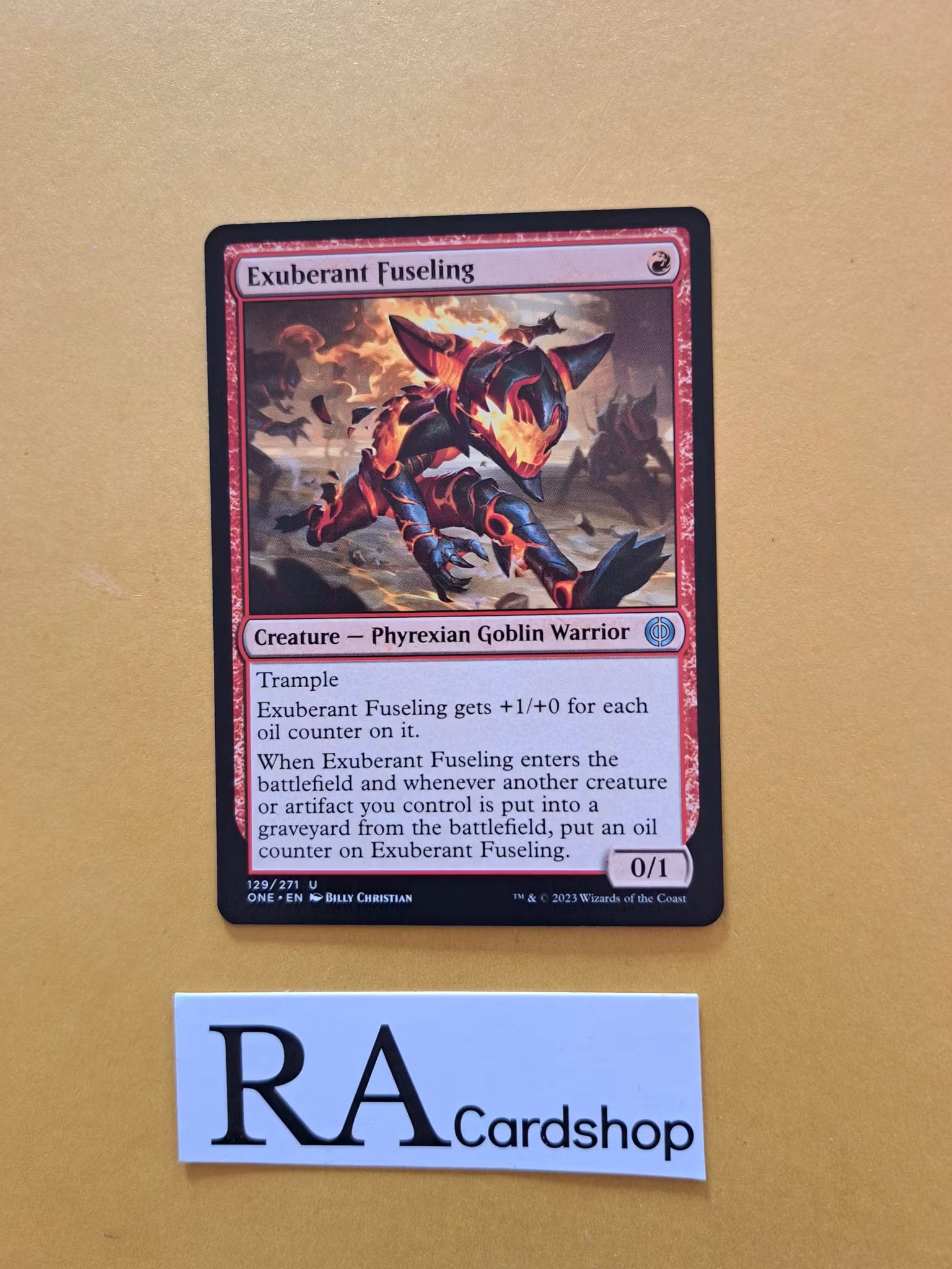 Exuberant Fuseling Uncommon 129/271 Phyrexia All Will Be One Magic the Gathering