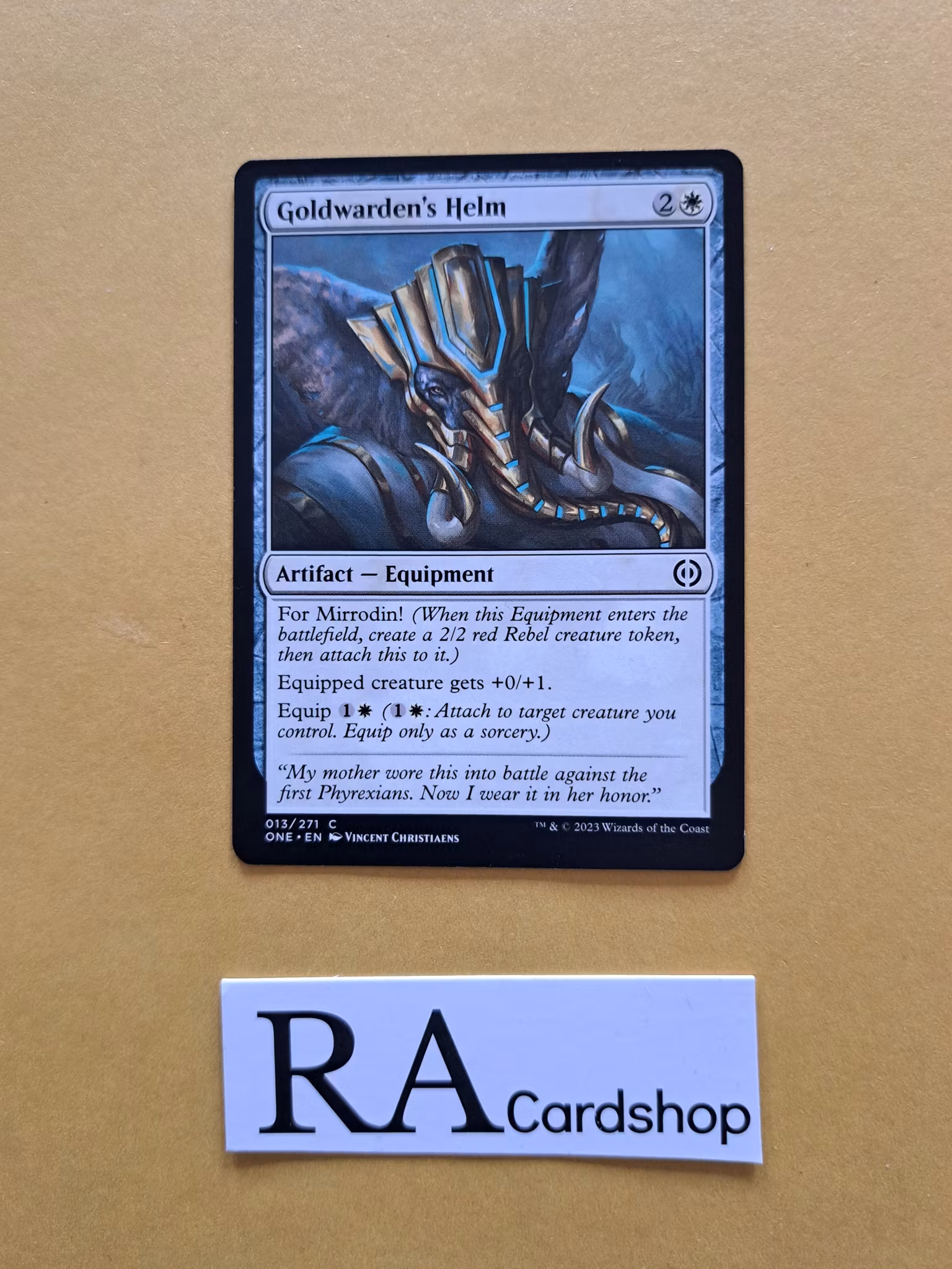 Goldwardens Helm Common 013/271 Phyrexia All Will Be One Magic the Gathering