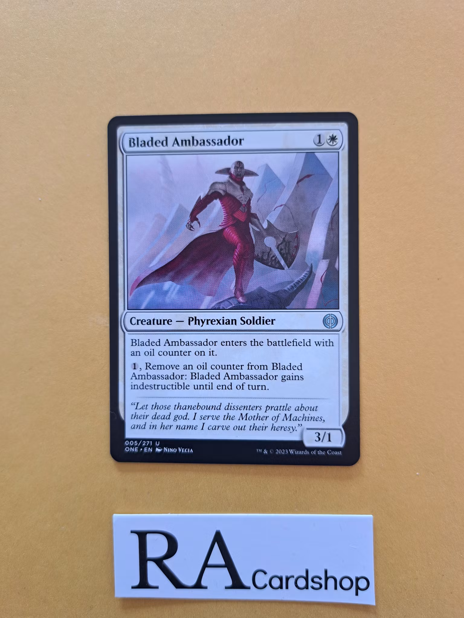 Bladed Ambassador Uncommon 005/271 Phyrexia All Will Be One Magic the Gathering