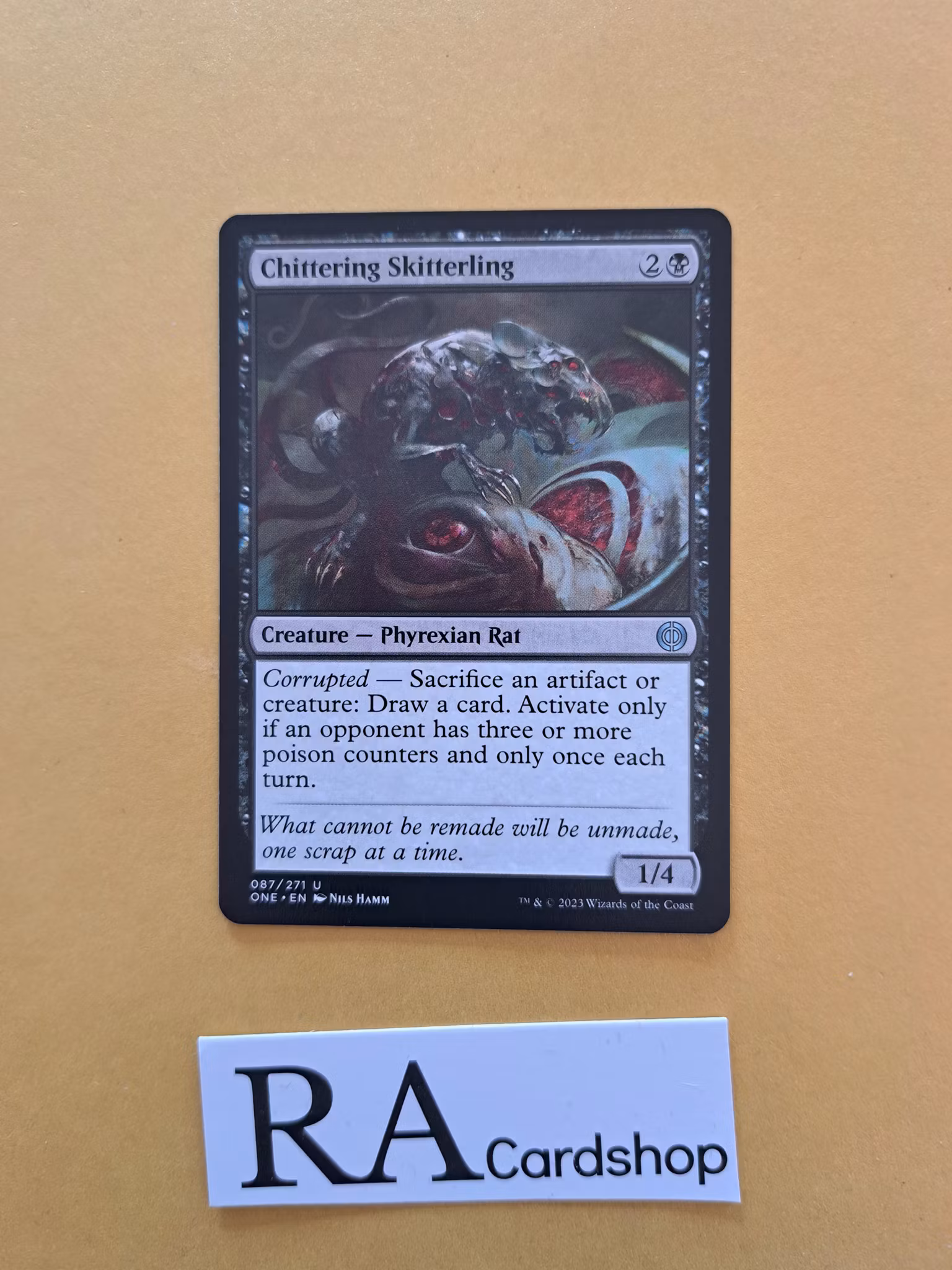 Chittering Skitterling Uncommon 087/271 Phyrexia All Will Be One Magic the Gathering