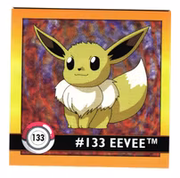 Eevee #133 Stickers 1999 Series 1 Pokemon
