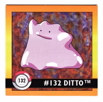 Ditto #132 Stickers 1999 Series 1 Pokemon