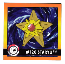 Staryu #120 Stickers 1999 Series 1 Pokemon