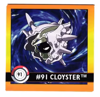 Cloyster #91 Stickers 1999 Series 1 Pokemon