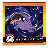 Shellder #90 Stickers 1999 Series 1 Pokemon