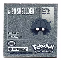 Shellder #90 Stickers 1999 Series 1 Pokemon