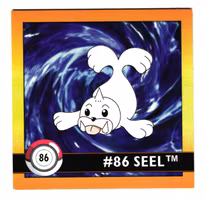 Seel #86 Stickers 1999 Series 1 Pokemon