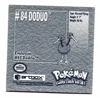 Doduo #84 Stickers 1999 Series 1 Pokemon
