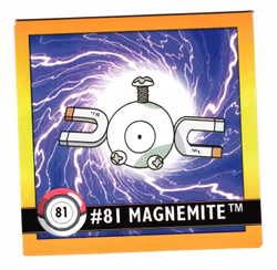 Magnemite #81 Stickers 1999 Series 1 Pokemon