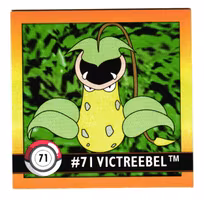 Victreebel #71 Stickers 1999 Series 1 Pokemon
