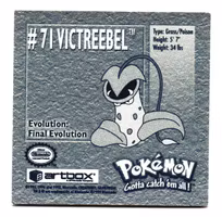 Victreebel #71 Stickers 1999 Series 1 Pokemon