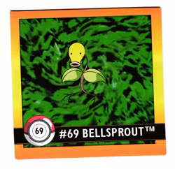 Bellsprout #69 Stickers 1999 Series 1 Pokemon