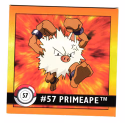 Primeape #57 Stickers 1999 Series 1 Pokemon