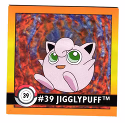 Jigglypuff #39 Stickers 1999 Series 1 Pokemon