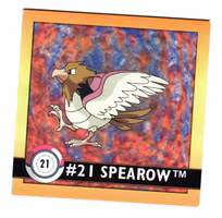 Spearow #21 Stickers 1999 Series 1 Pokemon