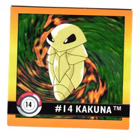 Kakuna #14 Stickers 1999 Series 1 Pokemon