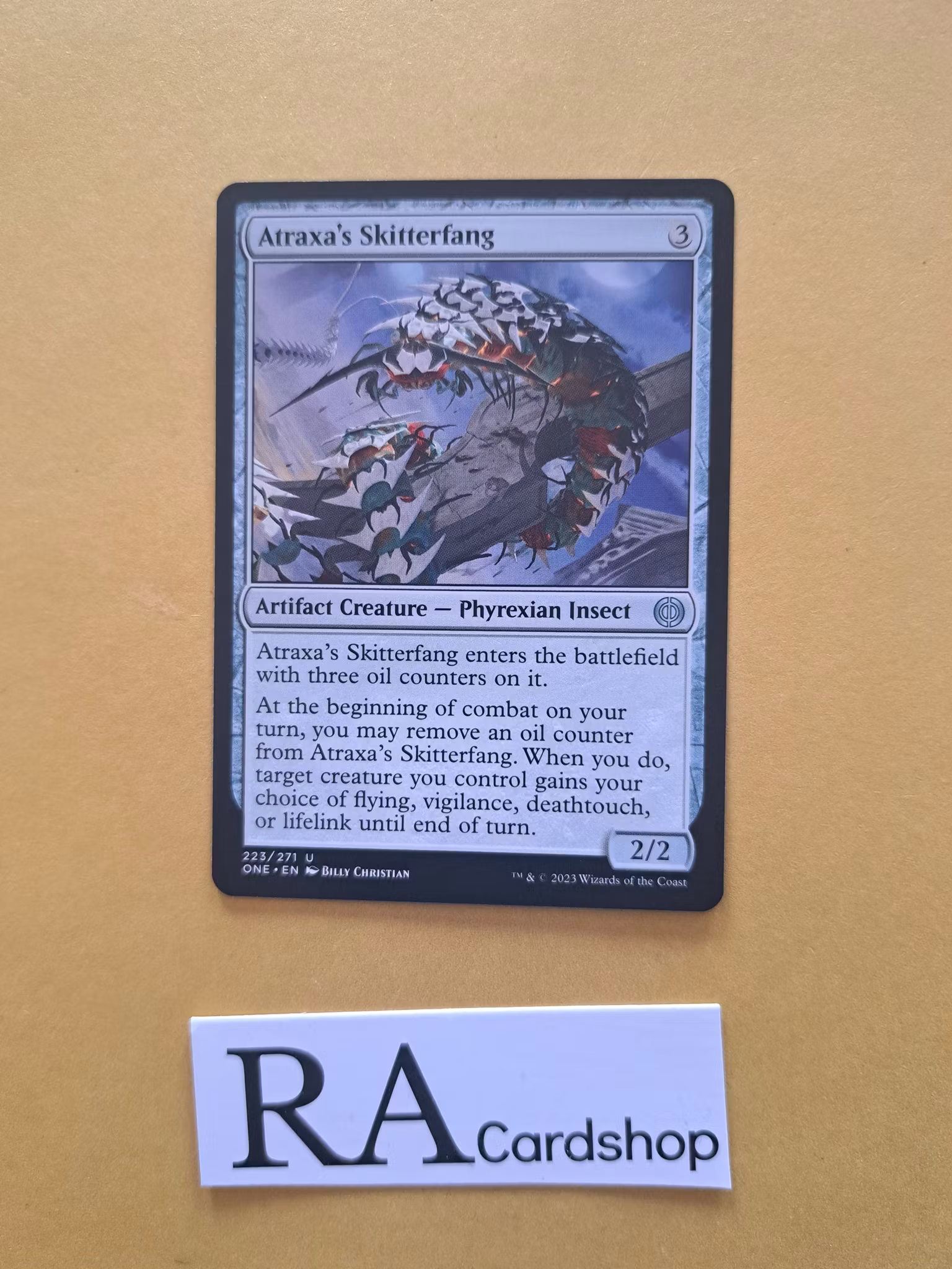 Atraxas Skitterfang Uncommon 223/271 Phyrexia All Will Be One Magic the Gathering