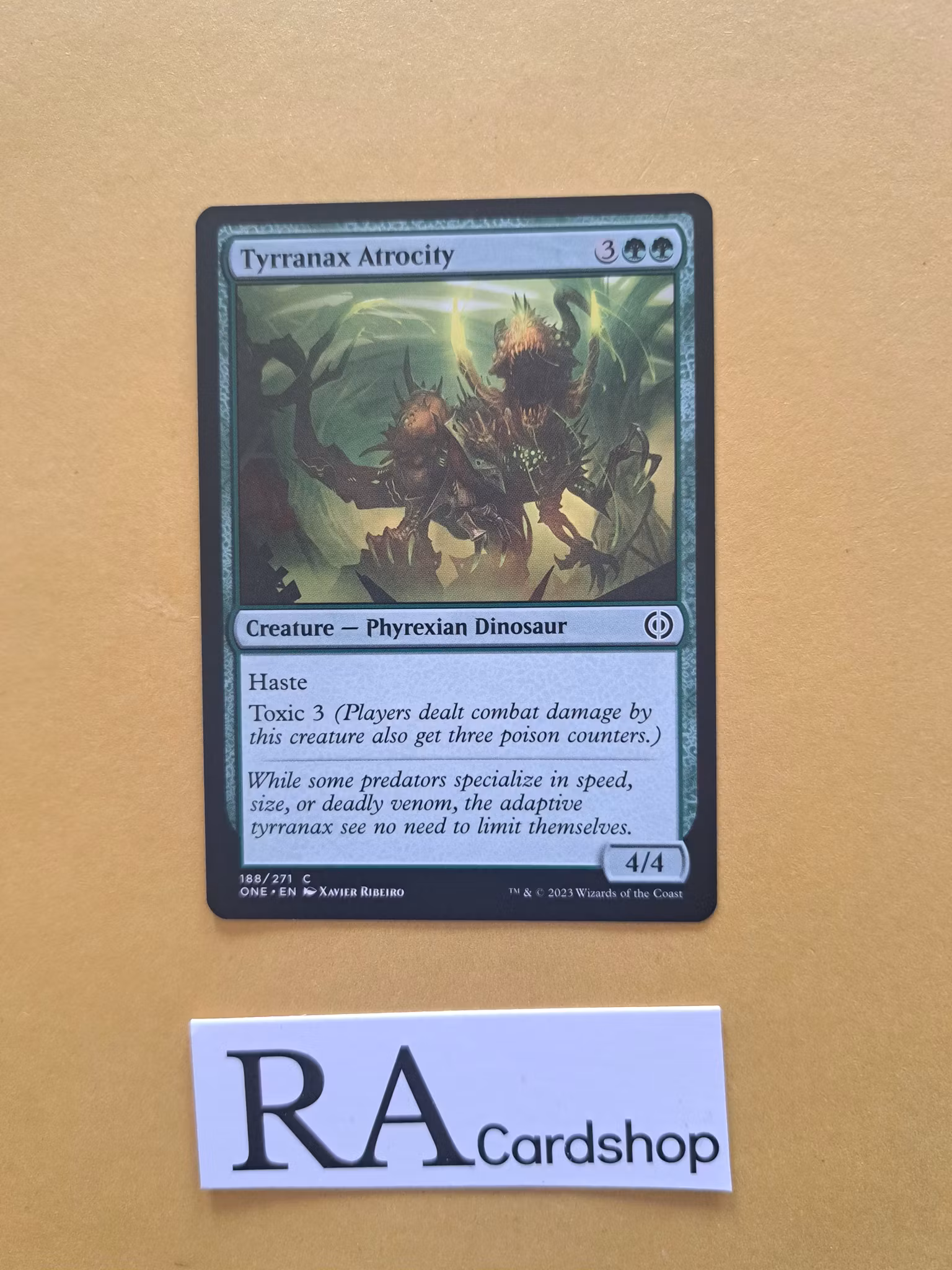 Tyrranax Atrocity Common 188/271 Phyrexia All Will Be One Magic the Gathering