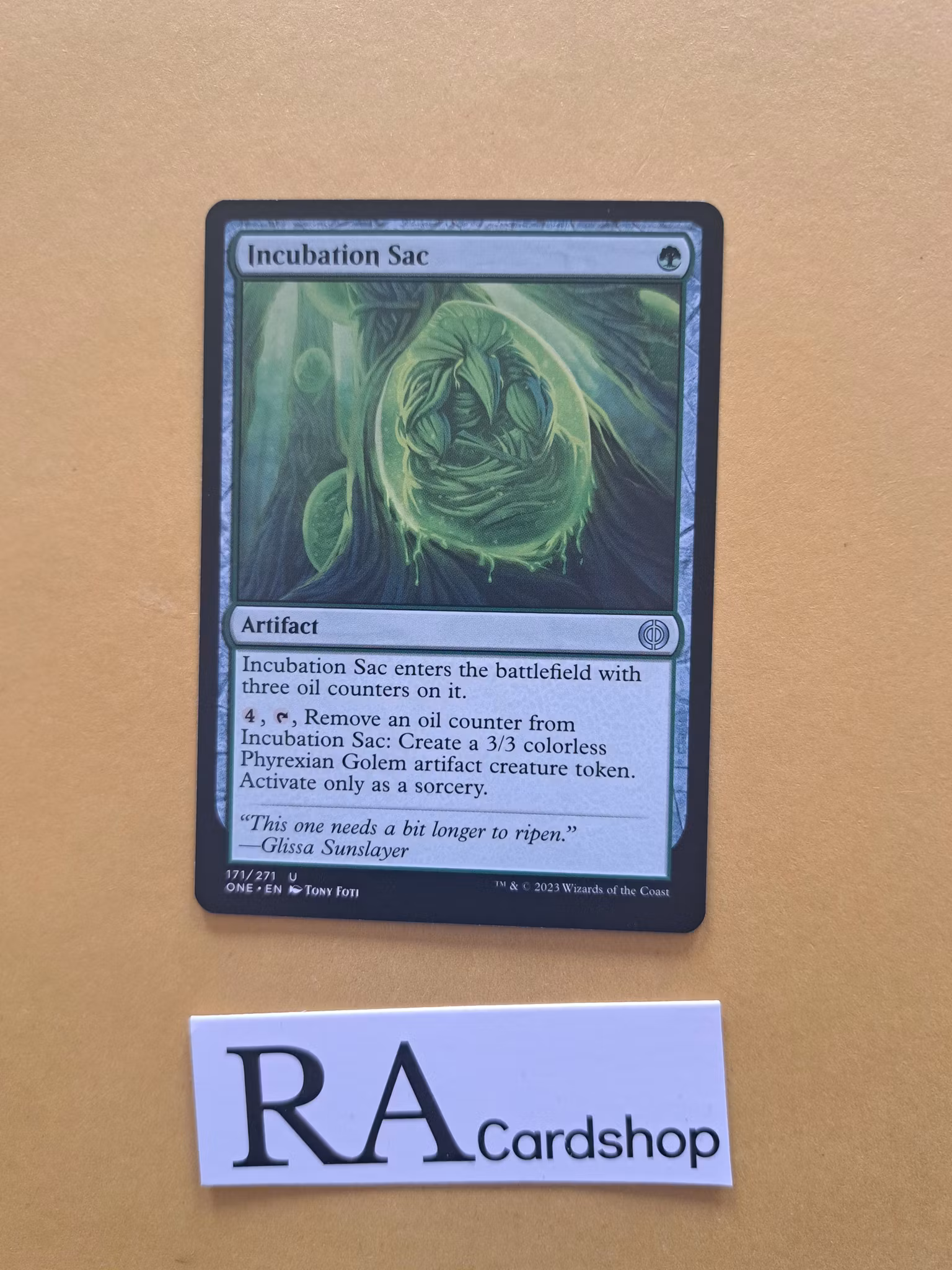 Incubation Sack Uncommon 171/271 Phyrexia All Will Be One Magic the Gathering