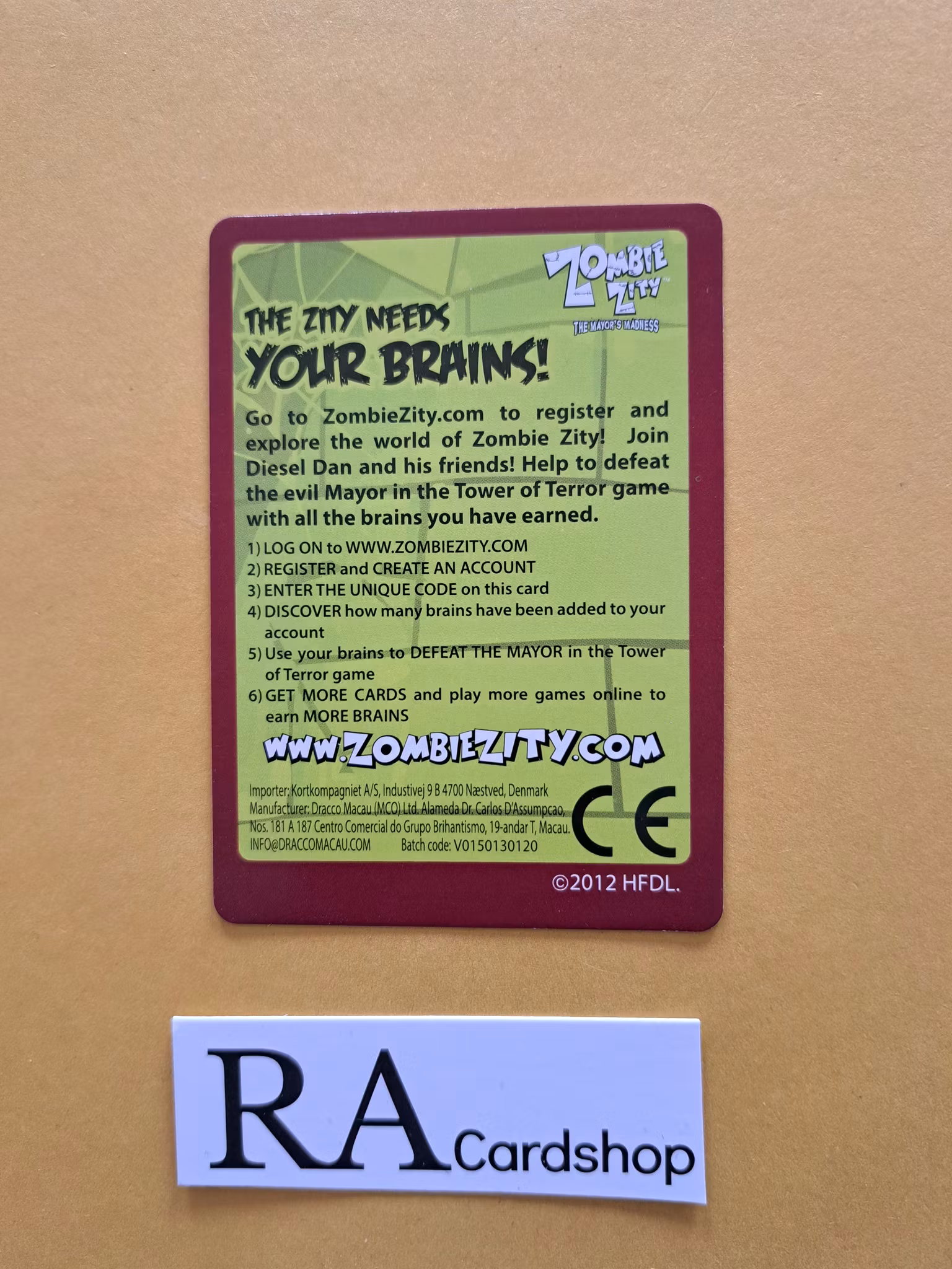 Brain Blaster Codes Card Zombie Zity