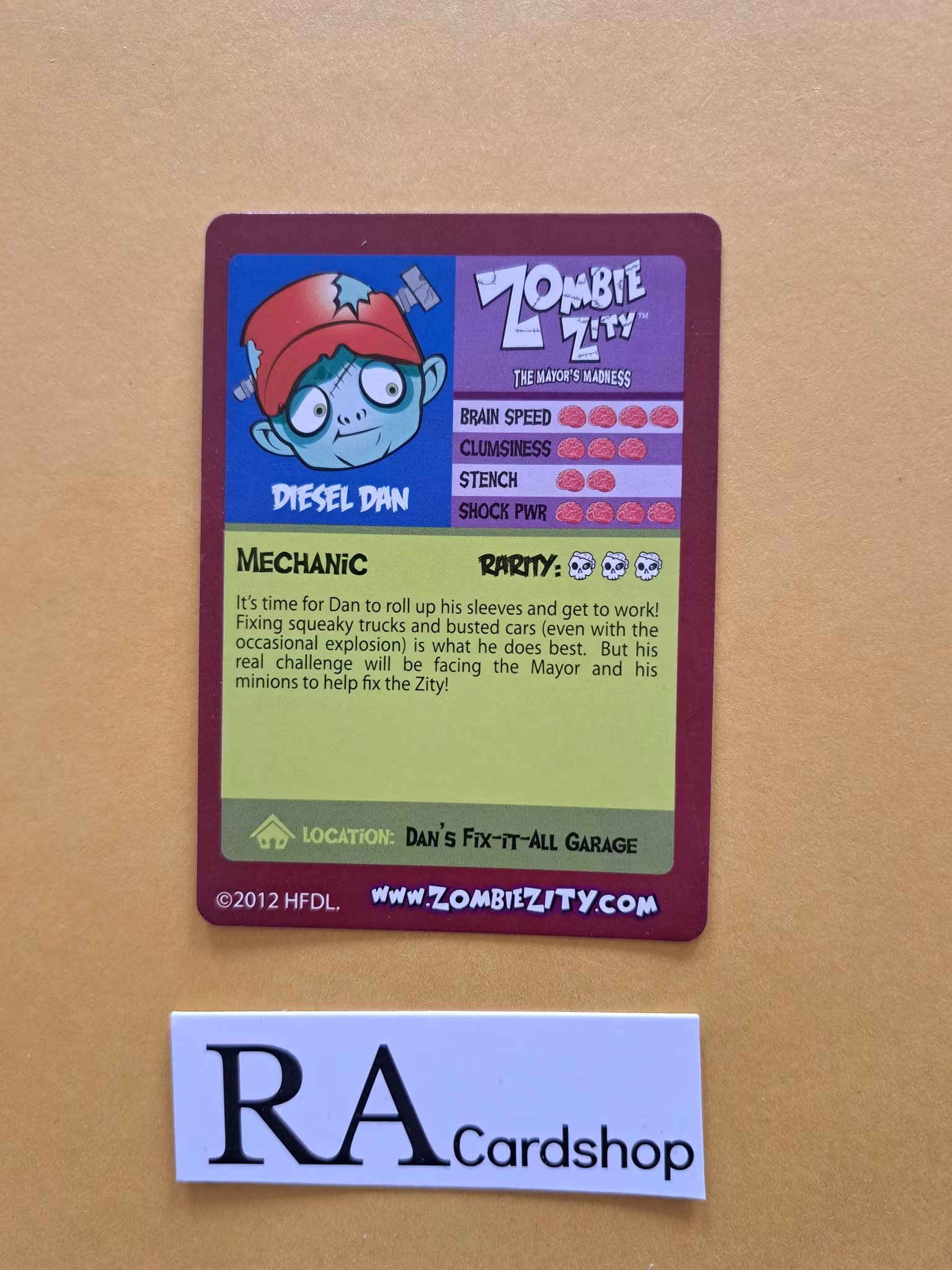 Diesel Dan Mechanic (Print Error) #1 Zombie Zity