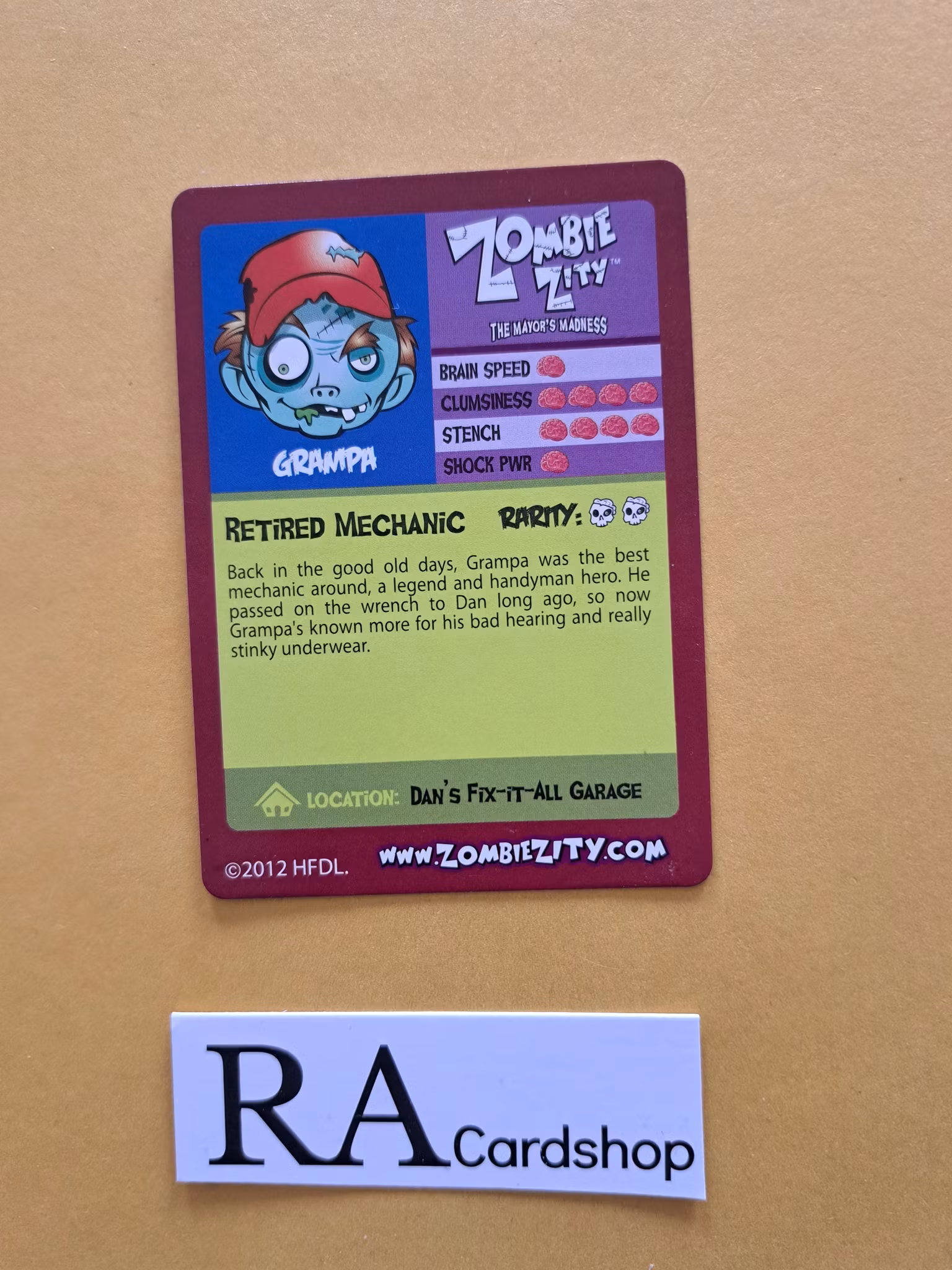 Grampa Retired Mechanic #3 Zombie Zity